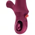 Fun Factory Bi Stronic Curve - stotende vibrator met clitorisstimulator (rood)