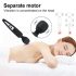 Mrow - Oplaadbare waterdichte vibrator (zwart)