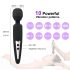 Mrow - Oplaadbare waterdichte vibrator (zwart)