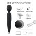 Mrow - Oplaadbare waterdichte vibrator (zwart)
