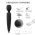 Mrow - oplaadbare waterproof vibrator - massager - zwart