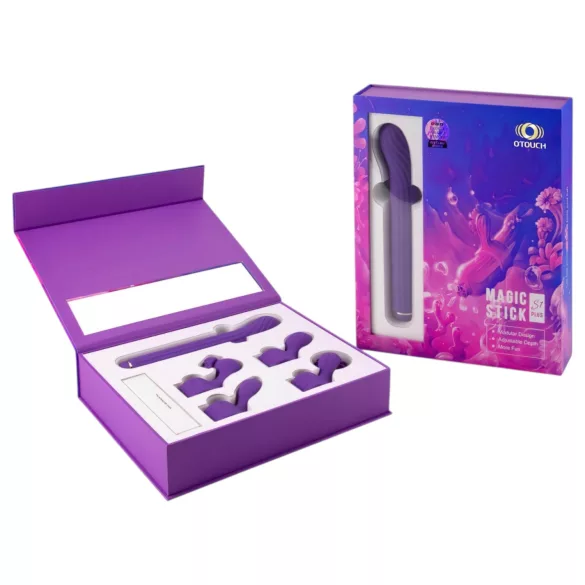 Magic Stick S1 - vibrator - multifunctioneel - siliconen - paars