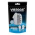 VIBEGGS Candy Curves - vibrerende eiermasturbator (wit)