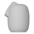 VIBEGGS Candy Curves - vibrerende eiermasturbator (wit)