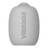 VIBEGGS Candy Curves - vibrerende eiermasturbator (wit)