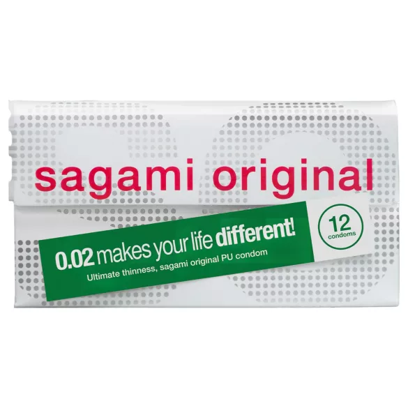 Sagami Original 0.02 - condoom - ultradun - 55mm - 12 stuks