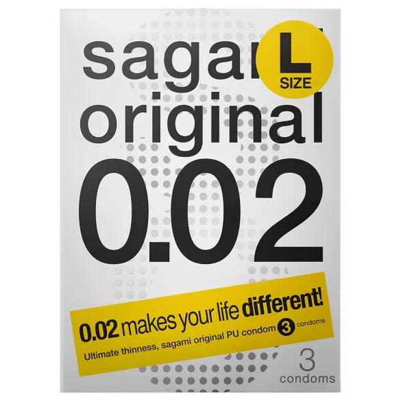 Sagami Original 0.02 L - condoom - 58mm - 3 stuks