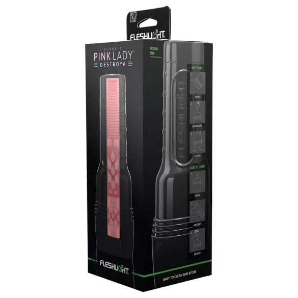 Fleshlight Pink Lady Destroya - masturbator - realistische kunstvagina