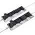 Fifty Shades of Grey - handboeien - satijn - zilver