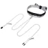 Vijftig tinten grijs Play Nice - tepelklemmen met halsband (zilver)