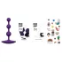 ROMP Amp - anaal dildo met noppen - siliconen - paars