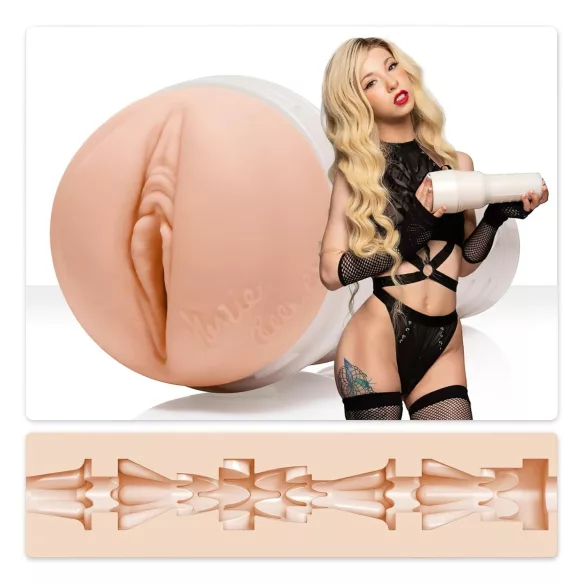 Fleshlight Kenzie Reeves Creampuff - levensechte kunstvagina (natuurkleur)