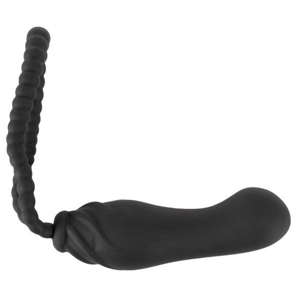 Black Velvet Perfect Fit - draagbare dildo (zwart)