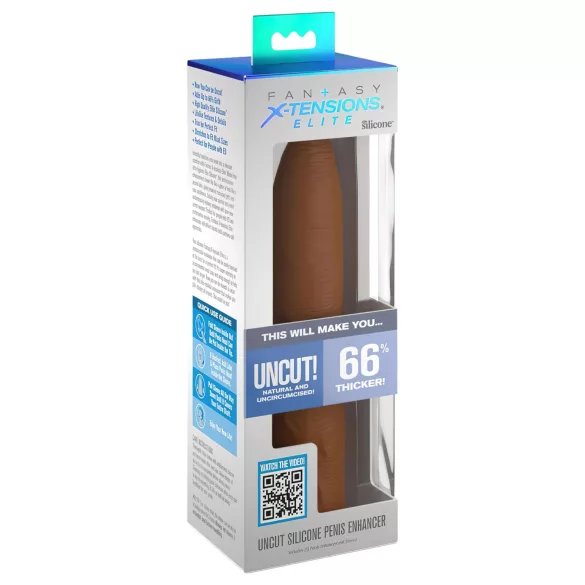 Pipedream X-TENSION Elite - verstelbare open penismantel (naturel)