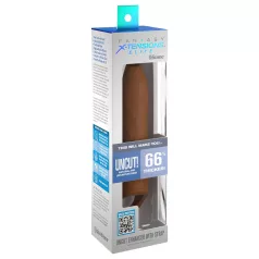   Pipedream - X-TENSION Elite - open uiteinde penismantel (donker natuurkleur)