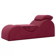  Liberator Esse Lounger - verstelbare tantra stoel - 3-delig - rood