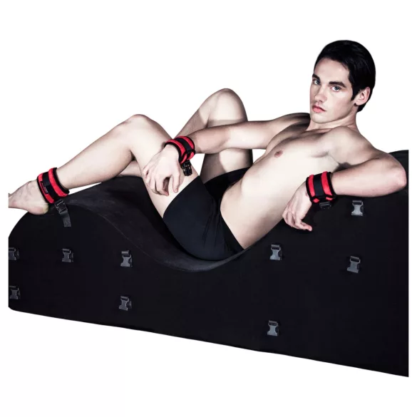 Liberator Black Label Esse - verstelbare 3-delige tantra fauteuil (zwart)