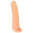 Nature Skin - 2in1 vaginasleeve en penismantel - 23cm (natuurlijk)