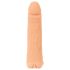 Nature Skin - 2in1 vaginasleeve en penismantel - 23cm (natuurlijk)