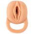 Nature Skin - 2in1 vaginasleeve en penismantel - 23cm (natuurlijk)