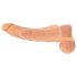 Nature Skin - 2in1 vaginasleeve en penismantel - 23cm (natuurlijk)