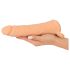 Nature Skin - 2in1 vaginasleeve en penismantel - 23cm (natuurlijk)
