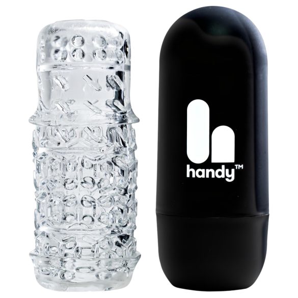 The Handy TrueGrip Gen 2 Masturbator - doorzichtig genot