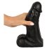 Realistixxx Real Giant - realistische dildo met ballen - 22 cm (zwart)