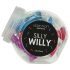 Silly Willy - Kleurrijk zuignap dildo van siliconen - 12 stuks