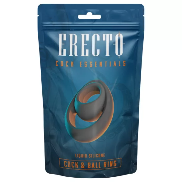 Erecto - penis- en balzakring - zwart