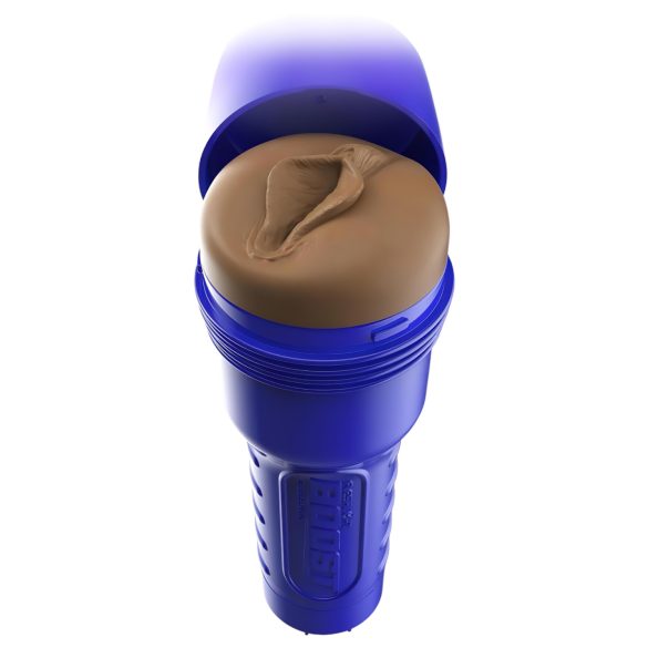 Fleshlight Boost Bang - masturbator kunstvagina - realistisch - bruin