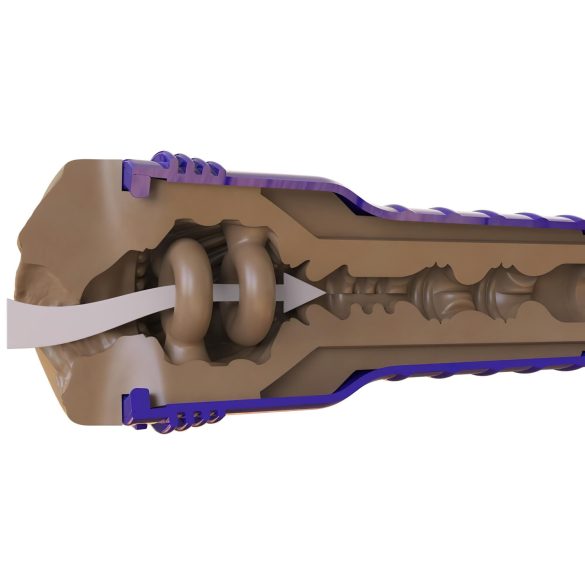 Fleshlight Boost Bang - masturbator kunstvagina - realistisch - bruin