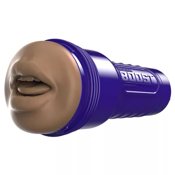Fleshlight Boost Blow - mond masturbator - realistische mond - bruin