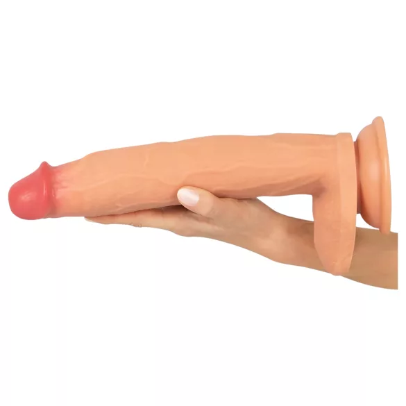 Realistixxx Real Giant - dildo met balzak - extra groot - natuur