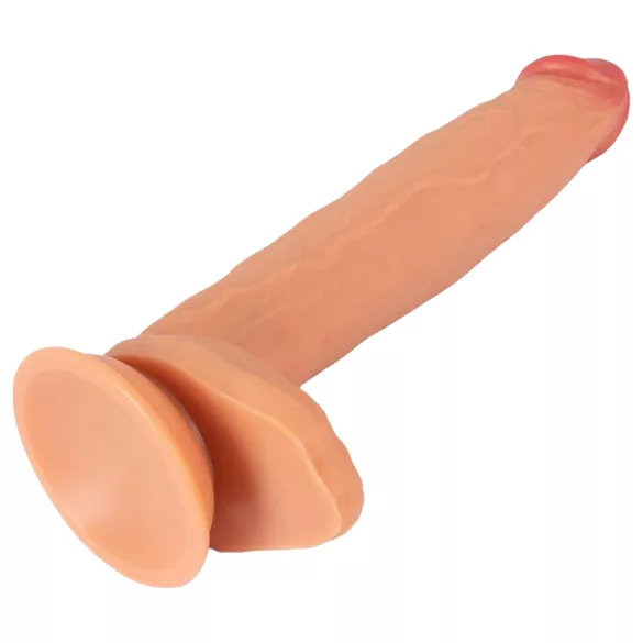 Realistixxx Real Giant - dildo met balzak - extra groot - natuur