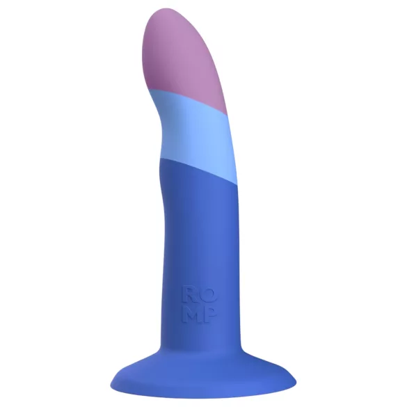 ROMP Piccolo - siliconen dildo - flexibel - blauw/paars