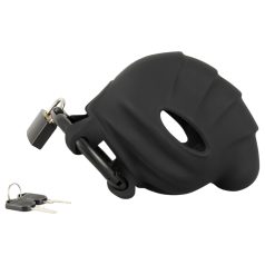 Black Velvet - penis- en balgagokje (zwart)