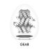 TENGA Egg Gear Stronger - Eiermasturbator (6 stuks)