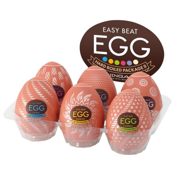 TENGA - Sterkere Eivormige Masturbatorset - 6 stuks