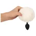 You2Toys - anaal plug met konijnenstaart - zwart