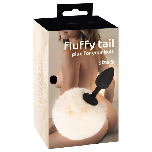 You2Toys - anaal plug met konijnenstaart - zwart
