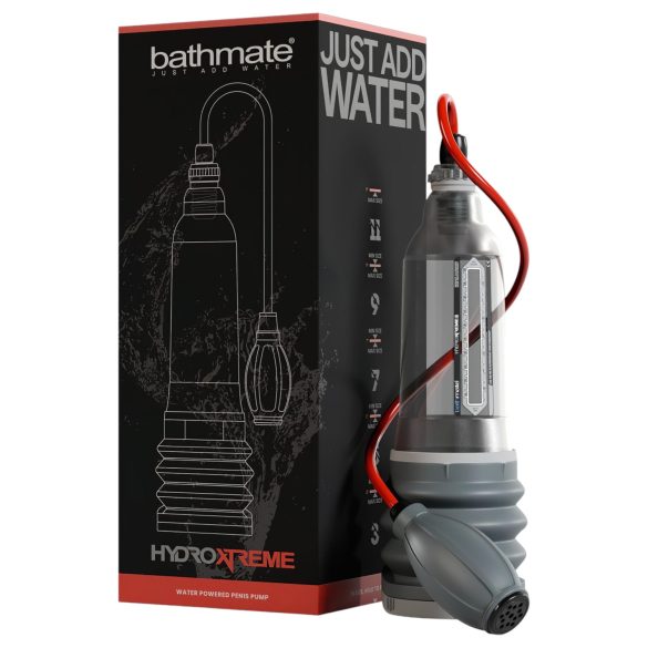 Bathmate HydroXtreme8 - hydraulische penispomp (transparant)
