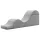 Liberator Aria Flip Chaise - verstelbare tantra bank/meubel - 3-delig (grijs)
