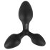 Black Velvet - drievoudige anaalplug (zwart)