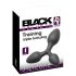 Black Velvet - drievoudige anaalplug (zwart)