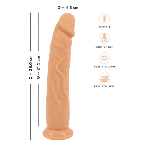 You2Toys - dildo realistich - Europese stijl - 23 cm