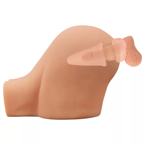Nature Skin - anaal plug en penismof - huidkleur