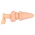 Nature Skin - anaal plug en penismof - huidkleur