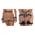 Bad Kitty - open harnas met boeien (zwart)