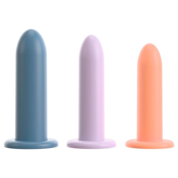 Three in a Row - dildo trainingsset - 3 stuks - gekleurd